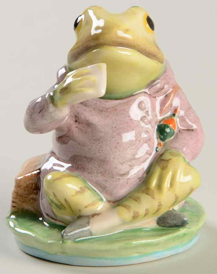 Beatrix Potter Backstamp 6 Mr Jeremy Fisher-1ver.2var. - With Box by Royal Doulton-1