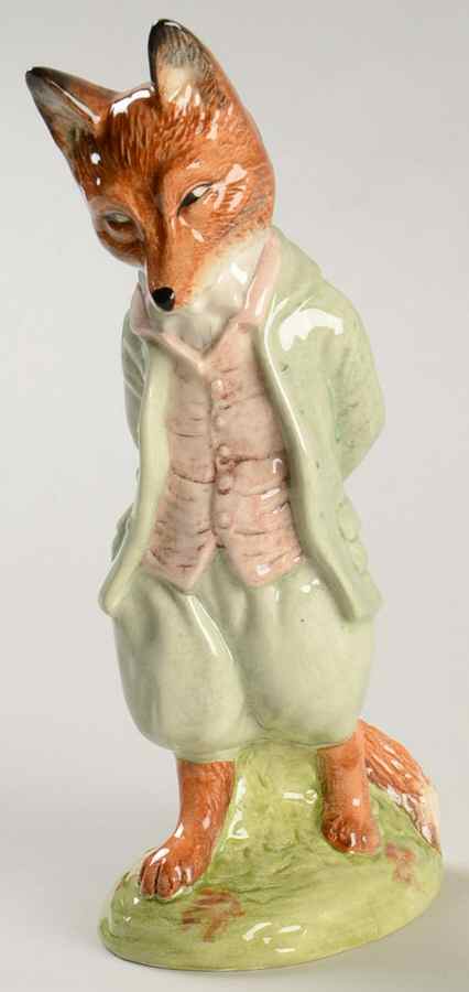 Beatrix Potter Backstamp 6 Foxy Wiskered Gentleman-Large Size - Boxed by Royal Doulton-1