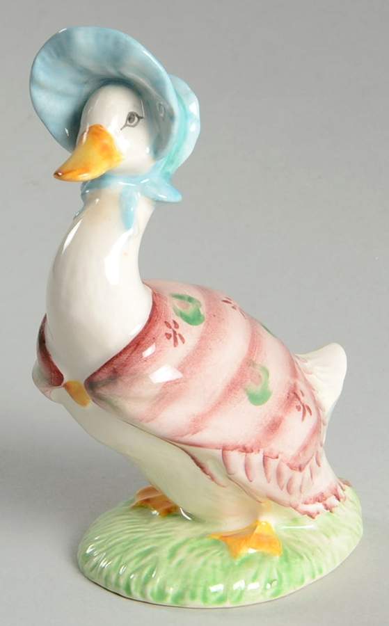 Beatrix Potter Backstamp 6 Jemima Puddle-Duck-Large Size - No Box by Royal Doulton-1