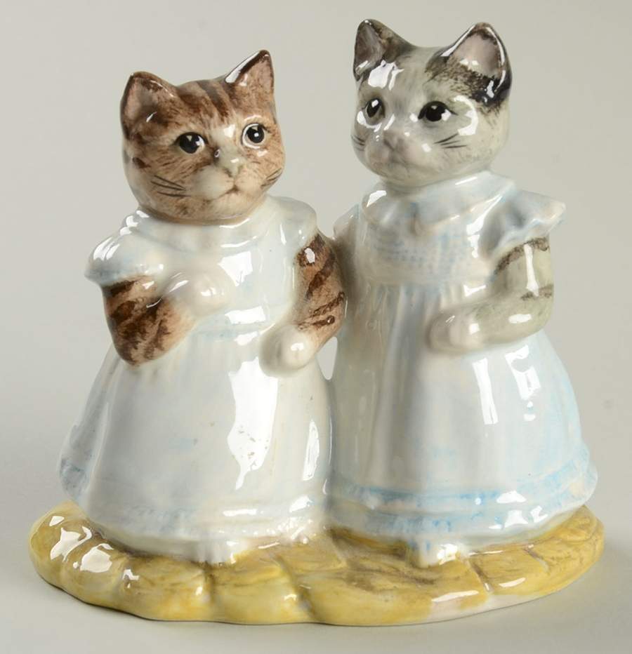 Beatrix Potter Backstamp 6 Mittens And Moppet - Boxed by Royal Doulton-1