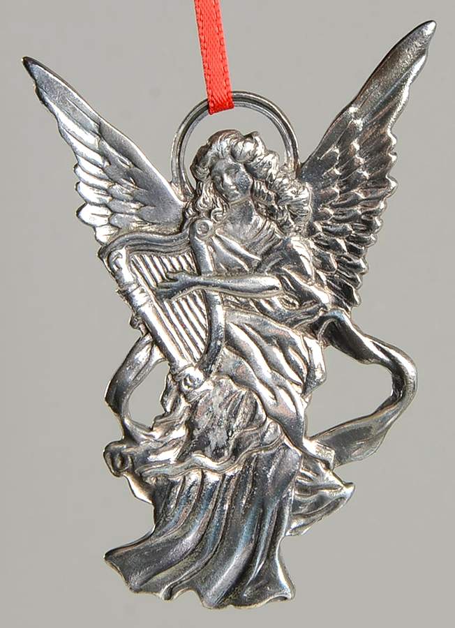 Angels Angel With Harp - Boxed by Reed & Barton-1