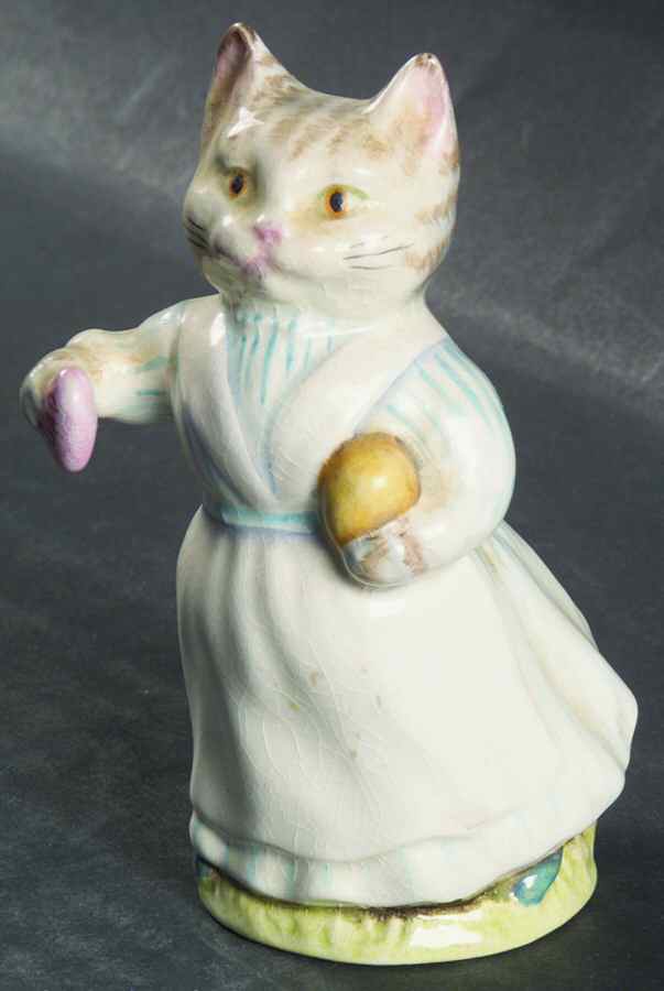 Beatrix Potter Backstamp 2 Tabitha Twitchit - No Box by Royal Doulton-1