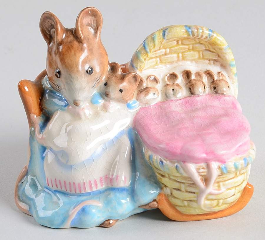 Beatrix Potter Backstamp 2 Hunca Munca - Boxed by Royal Doulton-1