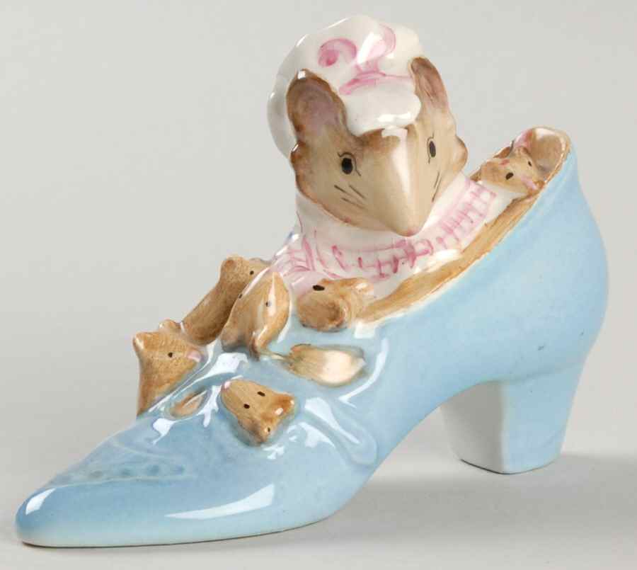 Beatrix Potter Backstamp 2 Old Woman Who Lived In A Shoe - Boxed by Royal Doulton-1