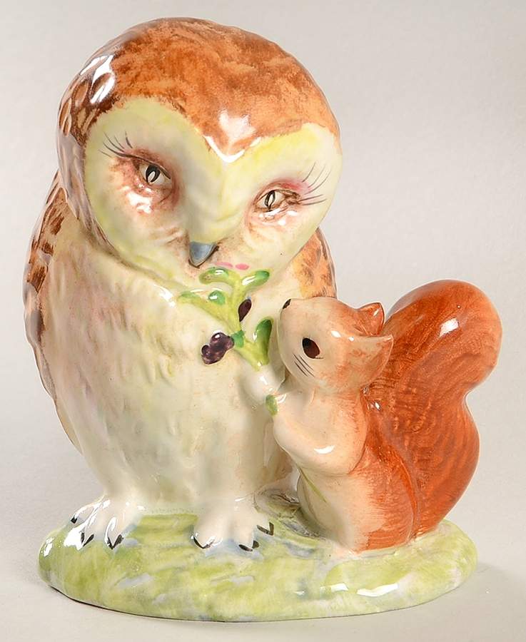 Beatrix Potter Backstamp 2 Old Mr Brown - Boxed by Royal Doulton-1