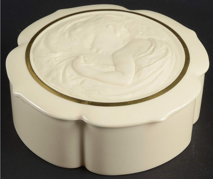 Royal Worcester Royalty Giftware Prince William Christening Box - No Box by Royal Worcester-1
