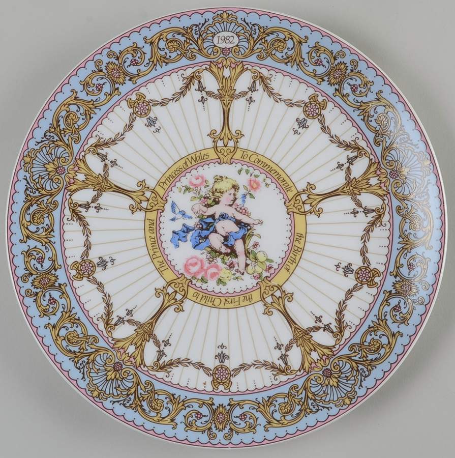 Royal Worcester Royalty Giftware Prince William Birth Plate - No Box by Royal Worcester-1