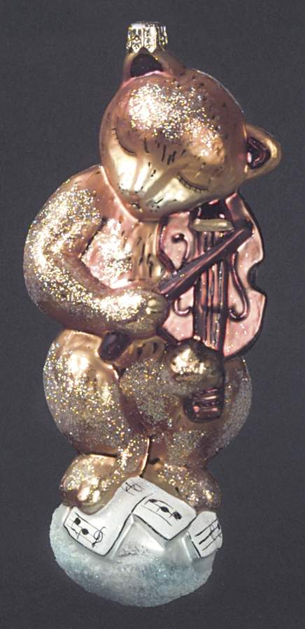 Cats & Kittens Purrfect Harmony-Fiddle - No Box by Christopher Radko-1
