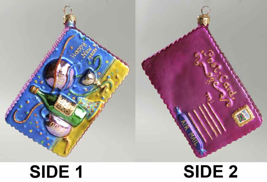 Postcards-Greetings Time Of Your Life (2-Sided) - No Box by Christopher Radko-1