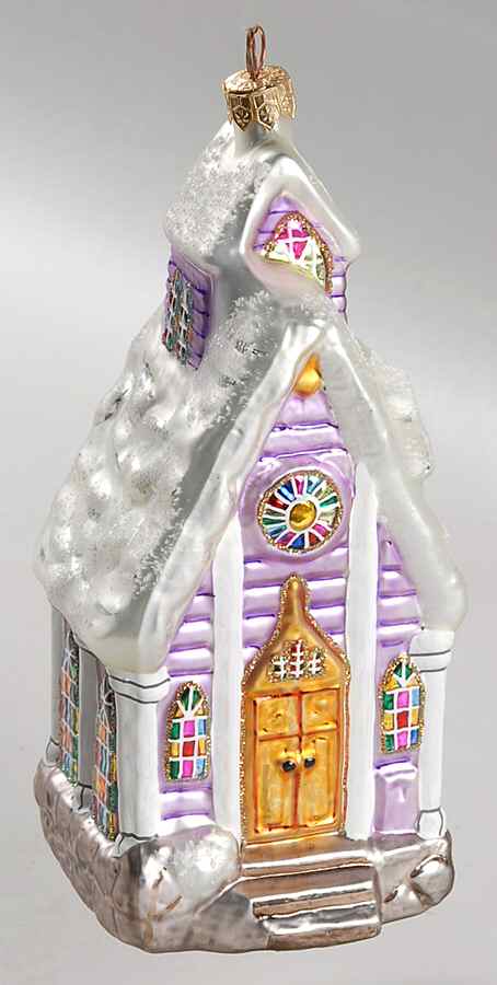Buildings & Churches Midnight Blessings-Purple - No Box 42 by Christopher Radko-1