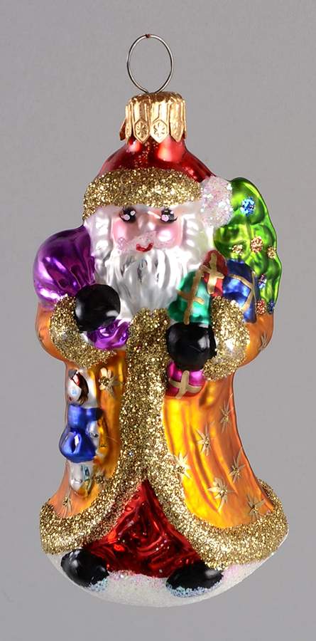 Santa with Pinecones-Trees Petite Balmoral - No Box by Christopher Radko-1