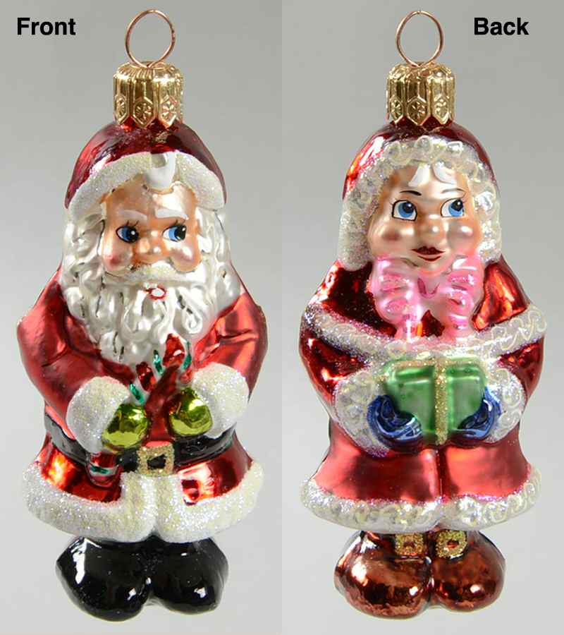 Santas Jolly Couple Gem - No Box by Christopher Radko-1