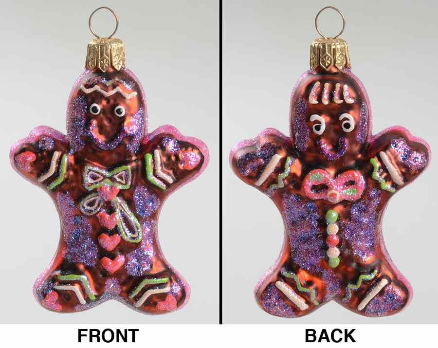 Gingerbread Ornaments Spicey Folks Gem - No Box by Christopher Radko-1
