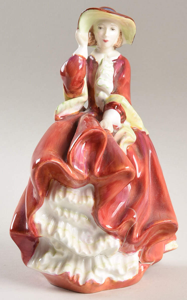 Royal Doulton Figurine Lamps Top O' The Hill - No Box by Royal Doulton-1