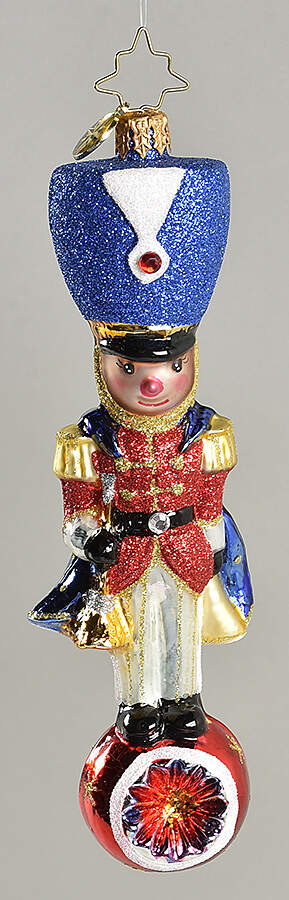 Pediatric Cancer Awareness Toy Soldier Topper-2014 - Boxed by Christopher Radko-1