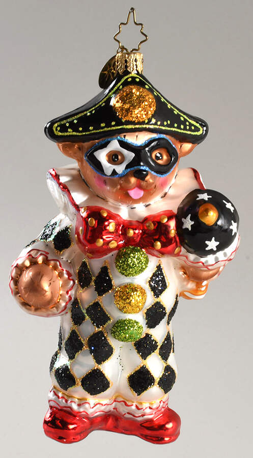 Pediatric Cancer Awareness Teddy Masquerade-2007 - Boxed by Christopher Radko-1