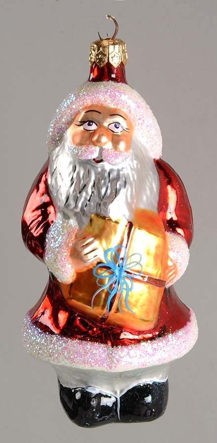 Pediatric Cancer Awareness Gifted Santa-1994 - No Box by Christopher Radko-1