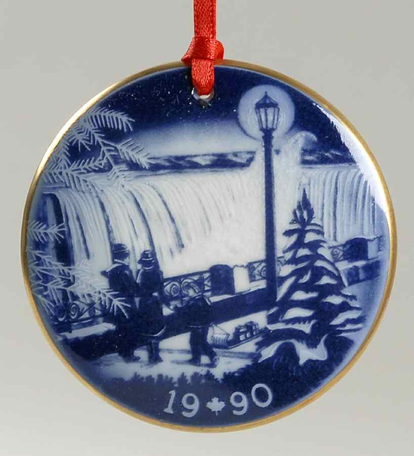 Christmas In Canada-Ornament Christmas At Niagara Falls - No Box by Royal Copenhagen-1