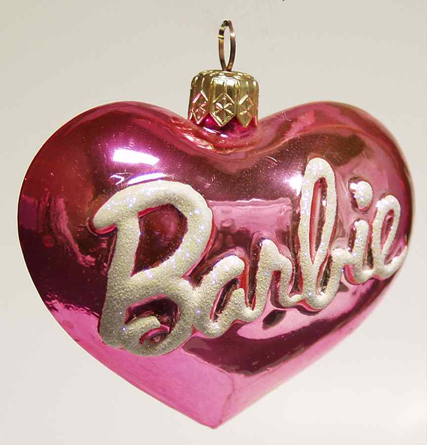 Barbie-Ornament Barbie Heart-1998 - Boxed by Christopher Radko-1