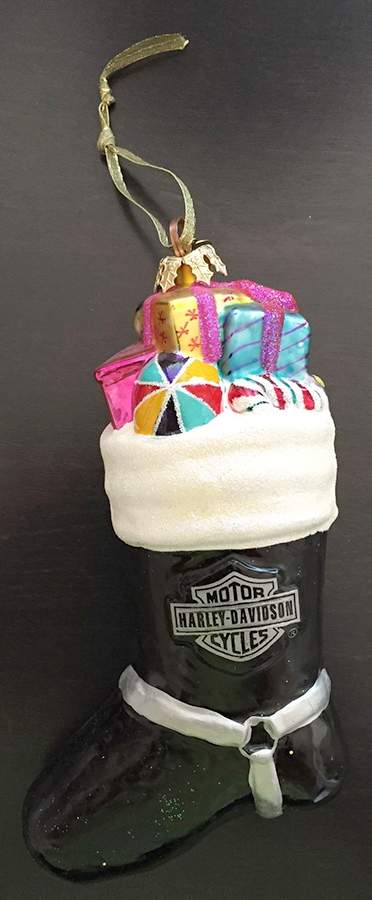 Harley Davidson Harley Stocking - No Box by Christopher Radko-1