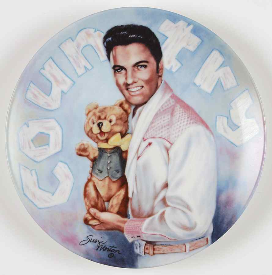 Single Issue Plate Elvis Goes Country - Boxed by RJ Ernst-1