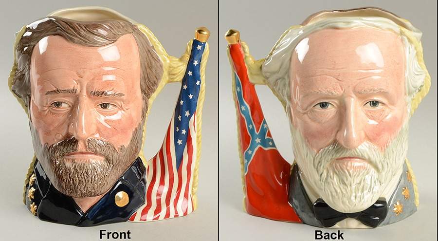 Antagonists Collection Ulysses S Grant & Robert E Lee - Boxed by Royal Doulton-1