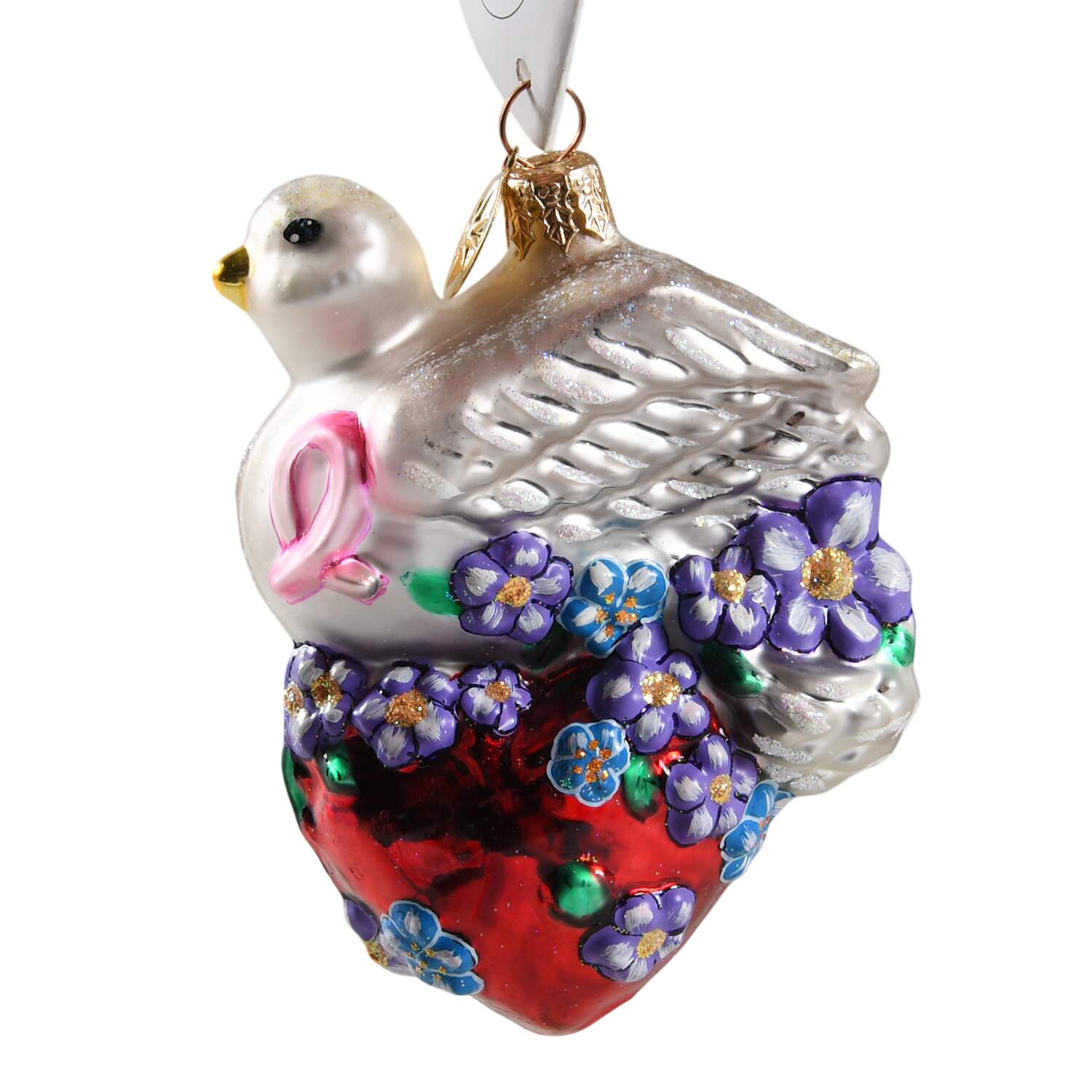 Breast Cancer Research Wings Of Love-2001 - No Box by Christopher Radko-1