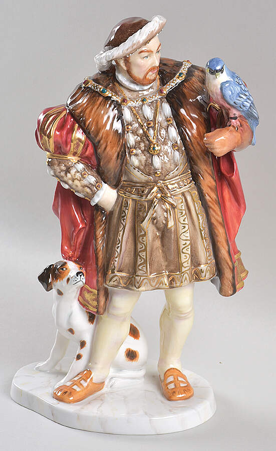 Six Wives of Henry VIII-Figurine Henry Viii - Boxed by Royal Doulton-1