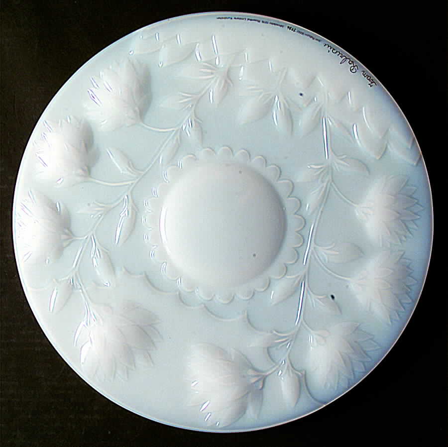 Single Issue-Releases White Crystal Plate - No Box by Rosenthal - Continental-1