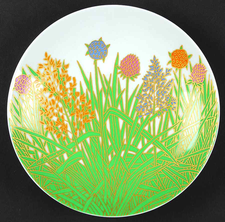 Single Issue-Releases Floral Plate - No Box by Rosenthal - Continental-1