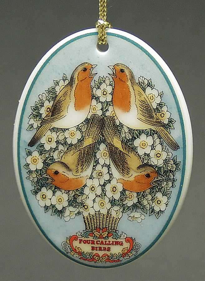 Twelve Days of Christmas Calling Birds - Boxed by Royal Worcester-1