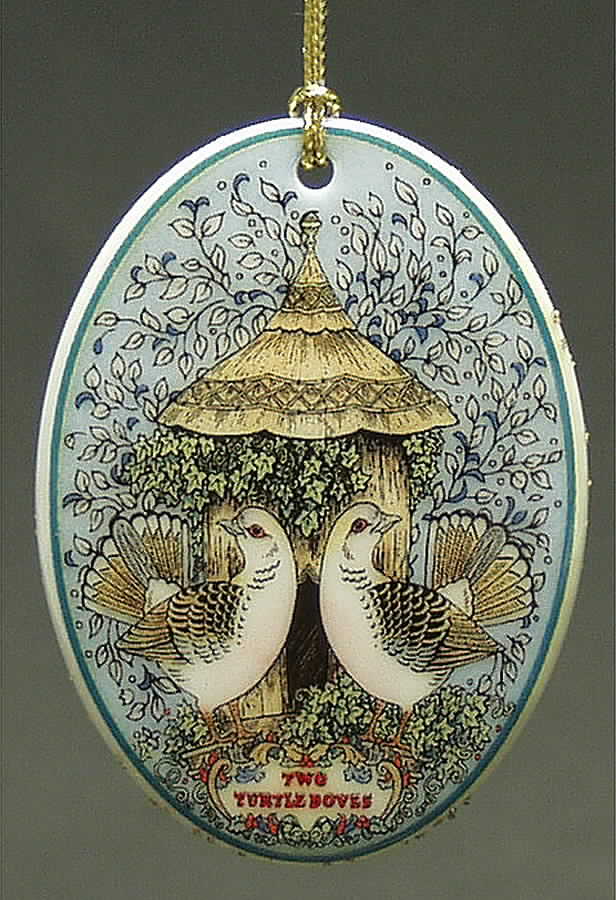 Twelve Days of Christmas Turtledoves - No Box by Royal Worcester-1