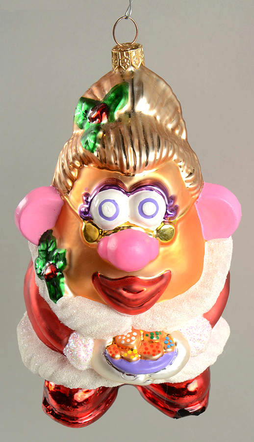 Mr. Potato Head Mrs Potato Head Santa  - No Box by Christopher Radko-1