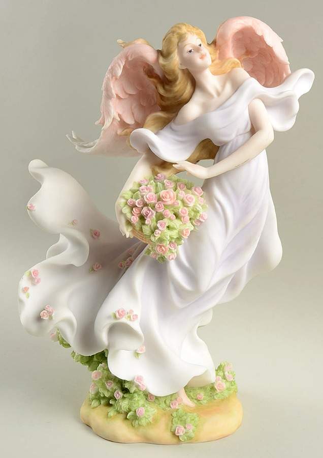 Seraphim Limited Edition-Figurine Flowers Make Everyday More Beautiful - Boxed by Roman-1