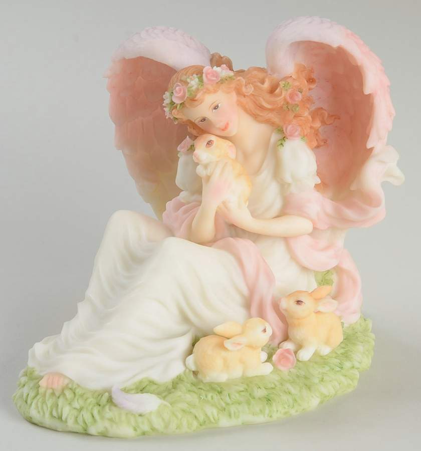 Seraphim Collector Club-Figurine Eve-Tender Heart-Rabbits - Boxed by Roman-1