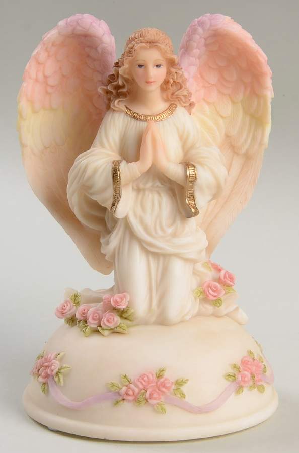 Seraphim Musical-Figurine Iris-Rainbow's End-Resin Base - Boxed by Roman-1
