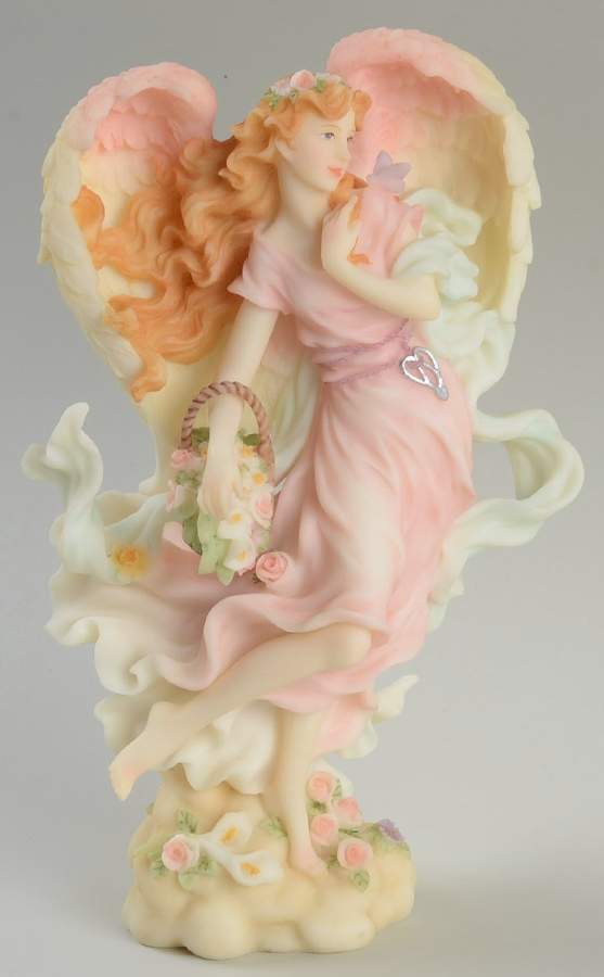Seraphim Four Seasons-Figurine April-Spring's Blossom - Boxed by Roman-1