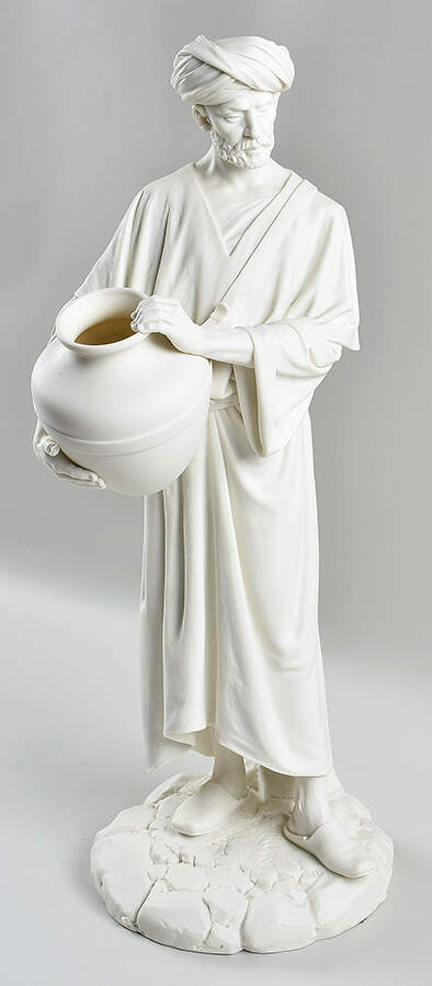 The Hadley Collection Man With Urn-Bisque - No Box by Royal Worcester-1