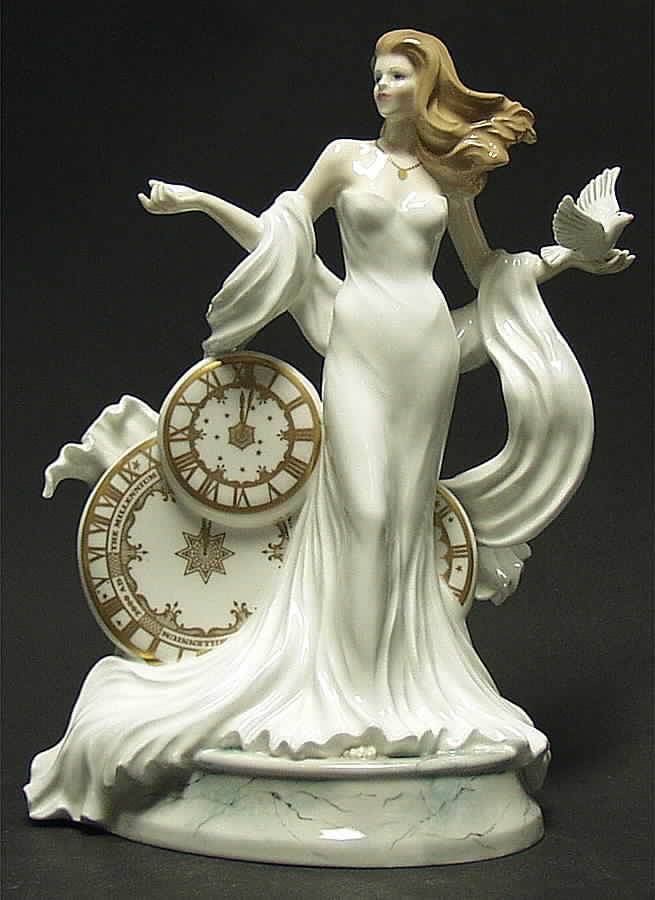 Millennium Figurine Millennia - Boxed by Royal Worcester-1