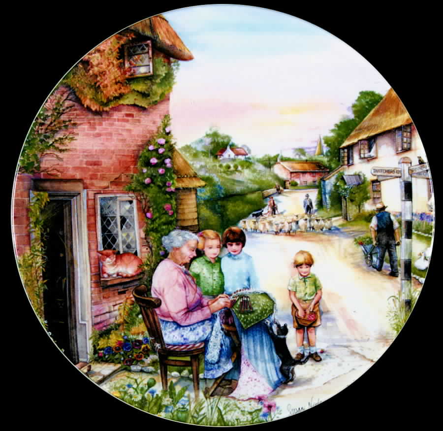 Old Country Crafts The Lacemaker - Boxed by Royal Doulton-1