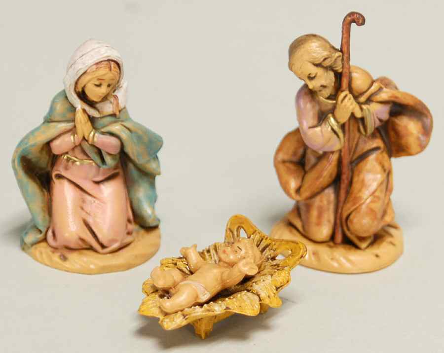 Fontanini Nativity 2.5" Holy Family-Set Of 3 - Boxed by Roman-1