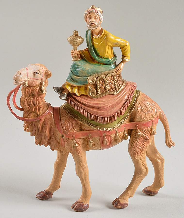 Fontanini Heirloom Nativity 5" Scale King Balthazar On Camel - No Box by Roman-1