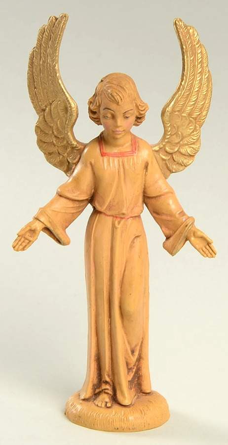 Fontanini Nativity 5" Scale Older Angel Wings Up - No Box by Roman-1