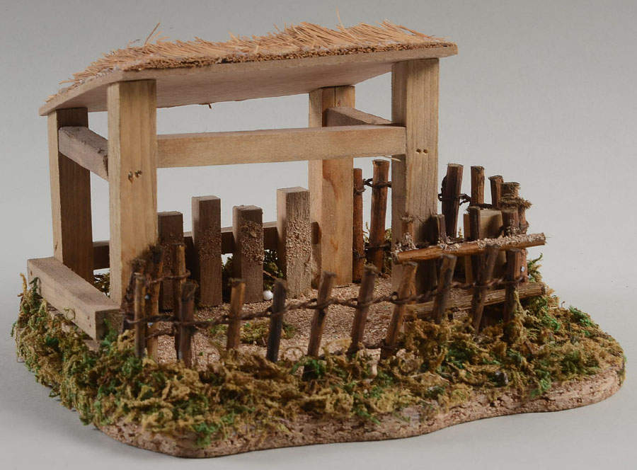 Fontanini Heirloom Nativity 5" Scale Sheep Shelter - No Box by Roman-1