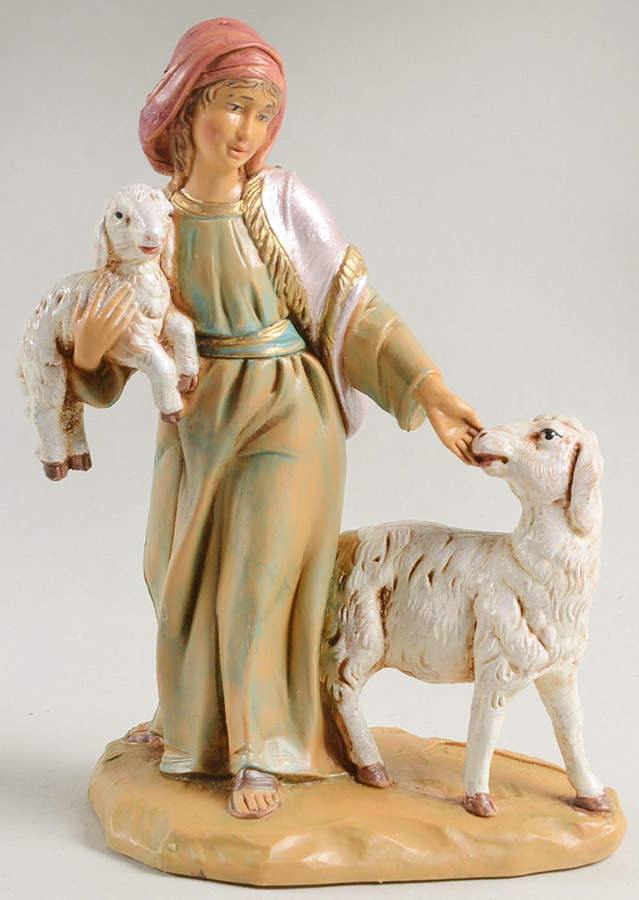 Fontanini Annual Limited Edition Rhoda - Sheperdess With Sheep - Boxed by Roman-1