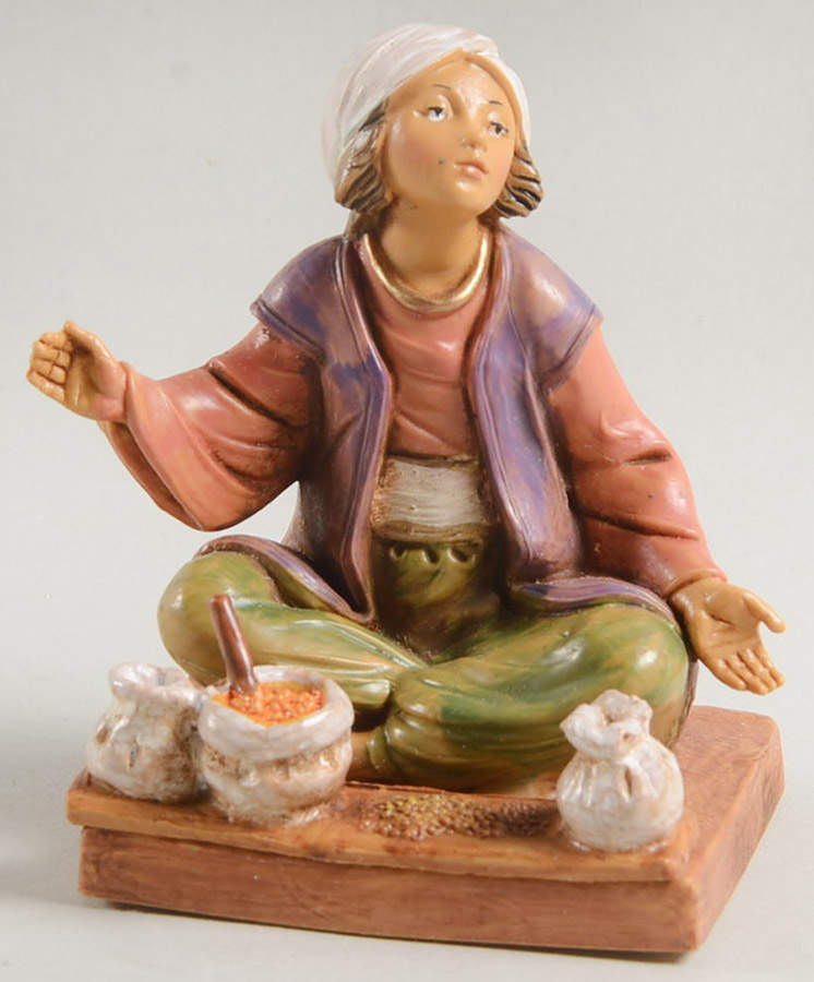 Fontanini Heirloom Nativity 5" Scale Jordan, Spice Merchant - Boxed by Roman-1