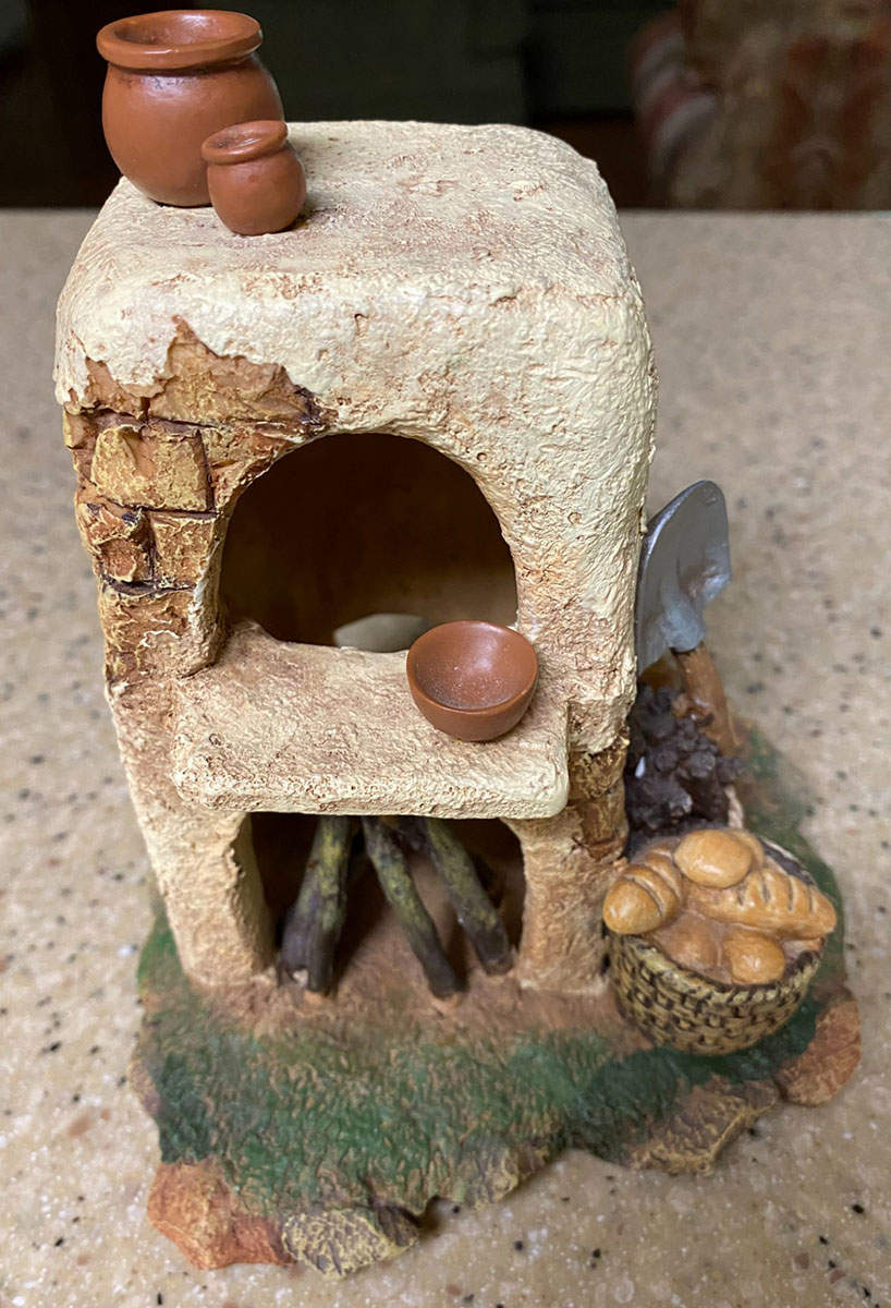 Fontanini Heirloom Nativity 5" Scale Lighted Fireplace - Boxed by Roman-1