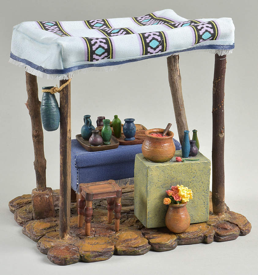Fontanini Heirloom Nativity 5" Scale Perfume Kiosk Set - No Box by Roman-1