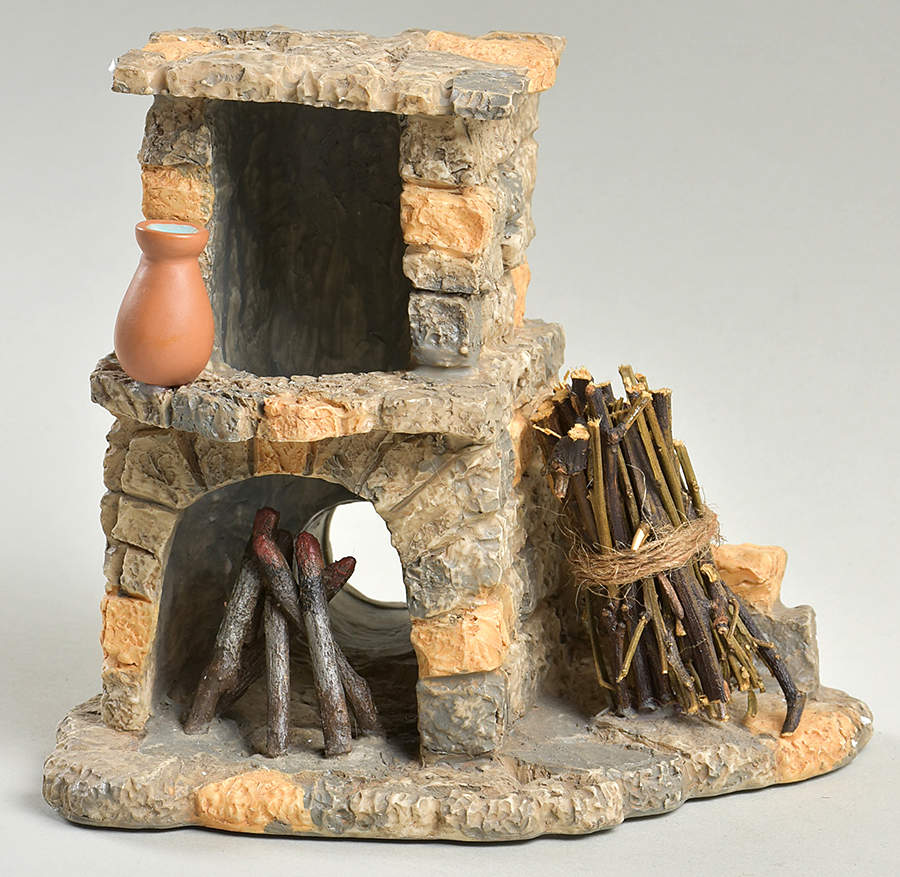 Fontanini Heirloom Nativity 5" Scale Fireplace - Boxed by Roman-1