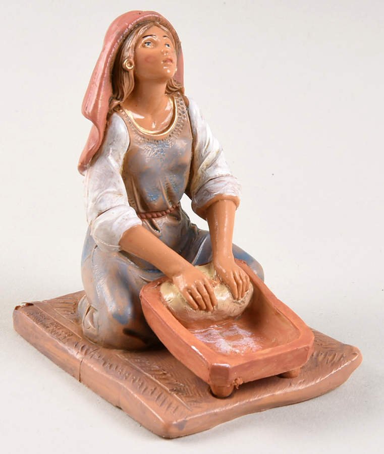 Fontanini Heirloom Nativity 5" Scale Ruth, Bread Maker - Boxed by Roman-1